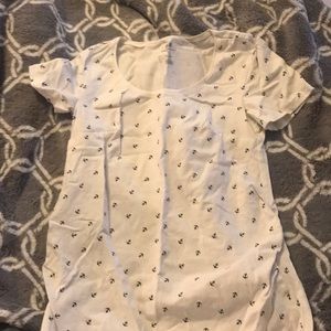 Anchor maternity t shirt
